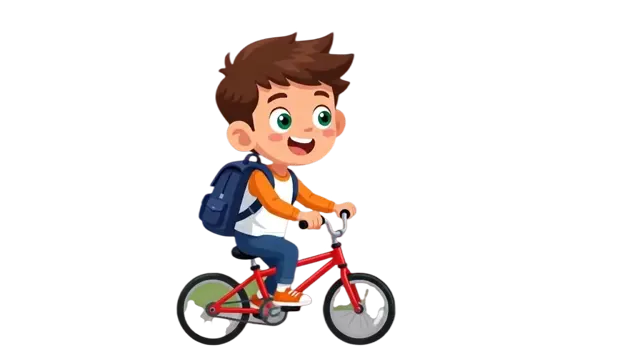 Kid cycling